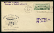 #C 18 VF stamp on First Day Cover from Chicago, very clean cover with proper markings