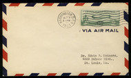 #C 18 VF stamp on First Day Cover from Washington, very clean cover, CHOICE!