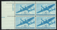 #C 30 F-VF OG NH (or better) Plate Block of 4 (stock photo - position and plate number collectors - please inquire for special requests)