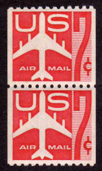 #C 61 F/VF OG NH Pair, Nice and Fresh! (Stock Photo - You will receive a comparable stamp)