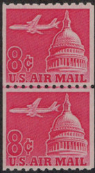 #C 65 F/VF OG NH Line Pair, Bold Color! (Stock Photo - You will receive a comparable stamp)