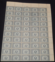 #CE1 16c Blue Eagle, VF OG NH, post office fresh sheet of 50 **Stock Photo - you will  receive a comparable sheet**