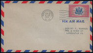 #CE2 First Day Cover, Airmail envelope, no seal, crisp!