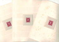 #J 31 - J 37P1 VF/XF LARGE DIE sunk on India, normal toning spots on a few, see photos,  RARE SET!