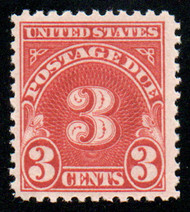 #J 72 VF OG NH, post office fresh!