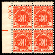 #J 85 SUPERB OG NH, near perfect centering,  super hard to find these rotary press stamps this nice,  SUPER!