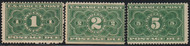 #JQ1-3 Fine OG NH, set of 3, Fresh!