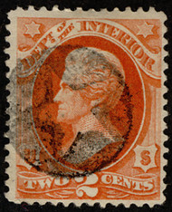 #O 16 VF+, Bold Reverse Star, socked on the nose cancel, SELECT!