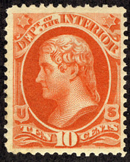 #O 19 VF/XF OG NH, select mint never hinged, Official, RARE!