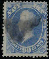 #O 45 Fine+, a most difficult stamp to find, high value!