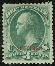 #O 59s F/VF mint no gum as issued NH, three large margins, Nice!