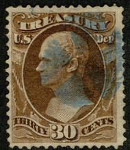 #O 81 VF, Bold bluish cancel, socked on the nose cancel, Nice!