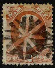 #O 84 VF, Bold circle of "V's", socked on the nose cancel, VERY NICE!