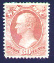 #O 92 F/VF OG Hr, very fresh stamp for this issue.