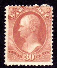 #O120 Fine OG NH,  fresh stamp
