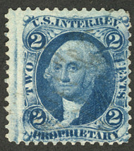#R 13c VF JUMBO, "DOUBLE TRANSFER", Rare on this issue!