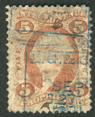 #R 29d VF, "SILK PAPER",  Rare stamp!