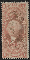 #R 74c F/VF, better centered than most,  RARE STAMP!