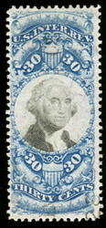 #R113 VF+, appears unused with the slighted bit of cancel at bottom,  SUPER LOOKING!