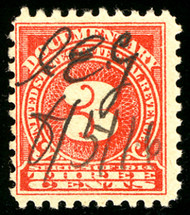 #R198 F/VF used, rare stamp