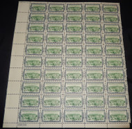 #R734 10c Documentary, VF OG NH, but gum is somewhat glazed from poor handling,  a few stamps with glassine stuck,  Post Office Fresh from the Front!  Brookman Sheet Price $250