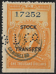 #RD 24 F/VF, hand cancel, CC, fresh color