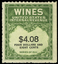#RE201 VF/XF NH, a select mint wine stamp