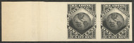 #RO152 P3 SUPERB, Pair, proof on India mounted on card, Nice!