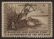 #RW 6 F/VF, used, large stamp