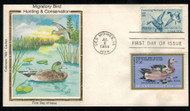 #RW51 VF, First Day Cover, Colorado Silk cachet,  Unaddressed, colorful and RARE!
