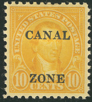 Canal Zone # 87 VF/XF OG Hr., well centered, fresh color