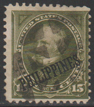 Philip #235 F-VF, fancy cancel, Robust color!