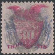 # 121 VF/XF, a lovely stamp with fresh colors and a light cancel,  seldom seen so nice!   Choice!