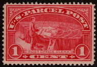 #Q 1 F/VF OG NH, Bold Color!
