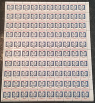 #O127 1c Official, Sheet of 100, VF OG NH,  *STOCK PHOTO - same quality as pictured sheet *