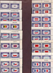 # 909 - 921 F/VF OG NH, Plate Blocks of 4, Nice Complete Set! (stock photo - position and plate number collectors - please inquire for special requests)