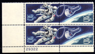 #1331-32 F/VF OG NH, Space, PB, (Stock Photo - You will receive comparable stamp)