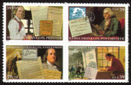 #4021 - 24,   39c Ben Franklin,  Se - tenant-Stock Photo - you will receive a comparable stamp