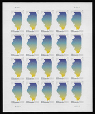 #5274 Forever Illinois 1818 Sheet, VF mint never hinged, fresh   STOCK PHOTO