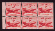 #C 39a F/VF OG NH Booklet Pane of 6, Very Nice! (Stock Photo - You will receive a comparable stamp)