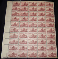 #1063 3c Lewis and Clark, F-VF NH or better,  FULL SHEET, post office fresh, STOCK PHOTO