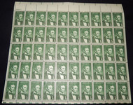 #1113 1c Lincoln, Full Sheet, F-VF OG NH or better, post office fresh,  STOCK PHOTO