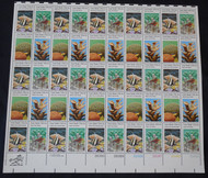 #1827 - 1830 15c Coral Reefs, VF OG NH, Full Sheet, Post Office Fresh, STOCK PHOTO!