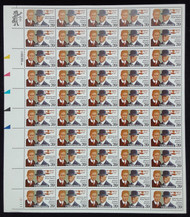 #C114 39c Lawrence and Elmer Sperry, F/VF OG NH, Full Sheet of 50, Post Office Fresh, STOCK PHOTO!