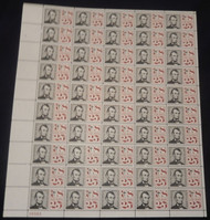 #C 59 25c Abraham Lincoln, F/VF OG NH, Full Sheet of 50, Post Office Fresh, STOCK PHOTO!