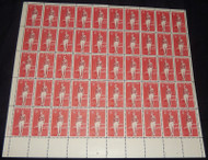 #C 68 8c Amelia Earhart Issue, F/VF OG NH, Full Sheet of 50, Post Office Fresh, STOCK PHOTO!
