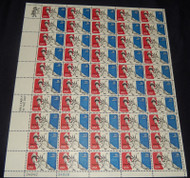 #C 87 18c Statue of Liberty, F/VF OG NH, Full Sheet of 50, Post Office Fresh, STOCK PHOTO!