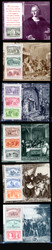 #2624-29 Columbian Souvenir Sheets,  VF/XF mint never hinged,  COMPLETE SET, FRESH!