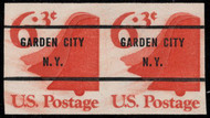 #1518c SUPERB OG NH, w/PSE (05/03) CERT.  Imperf Pair, Garden City, N.Y. Datz $850