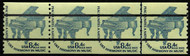 #1615Ce VF OG NH, Imperf Strip of 4, Line Pair, pre cancel, Rare! (Stock Photo - you will receive a comparable stamp)
